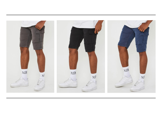 The Langford Cargo Cotton Shorts from Voi London