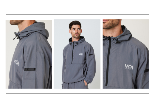 The New Norland Windbreaker Quarter Zip from Voi London