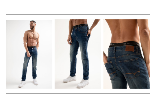 Elevate Your Wardrobe with the Hamilton Tapered Jeans - Dark Blue