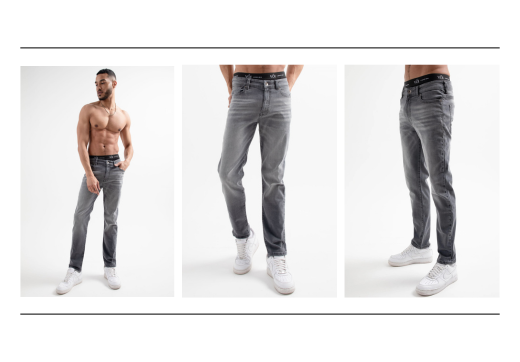 Discover the Hamilton Tapered Jeans in Grey from Voi London