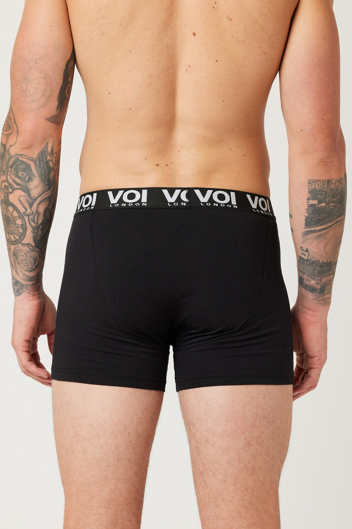 Hertford 3 Pack Boxers - Black