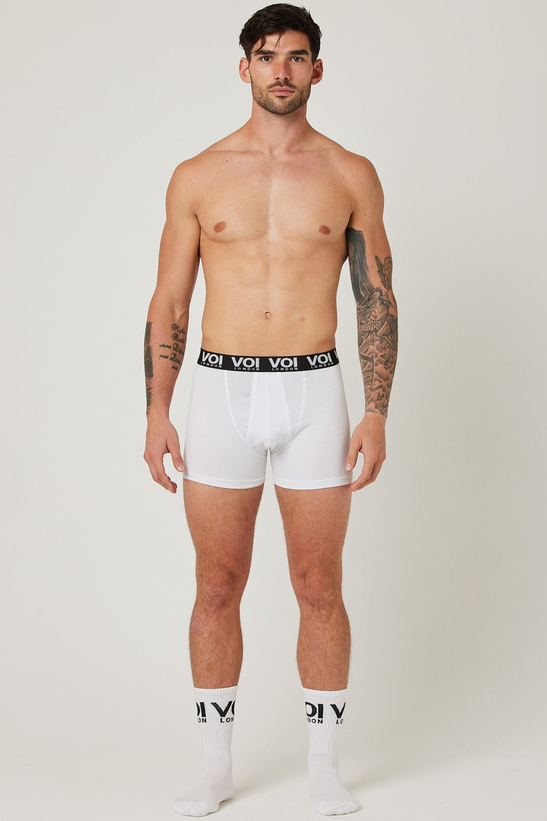 Hertford 3 Pack Boxers - White