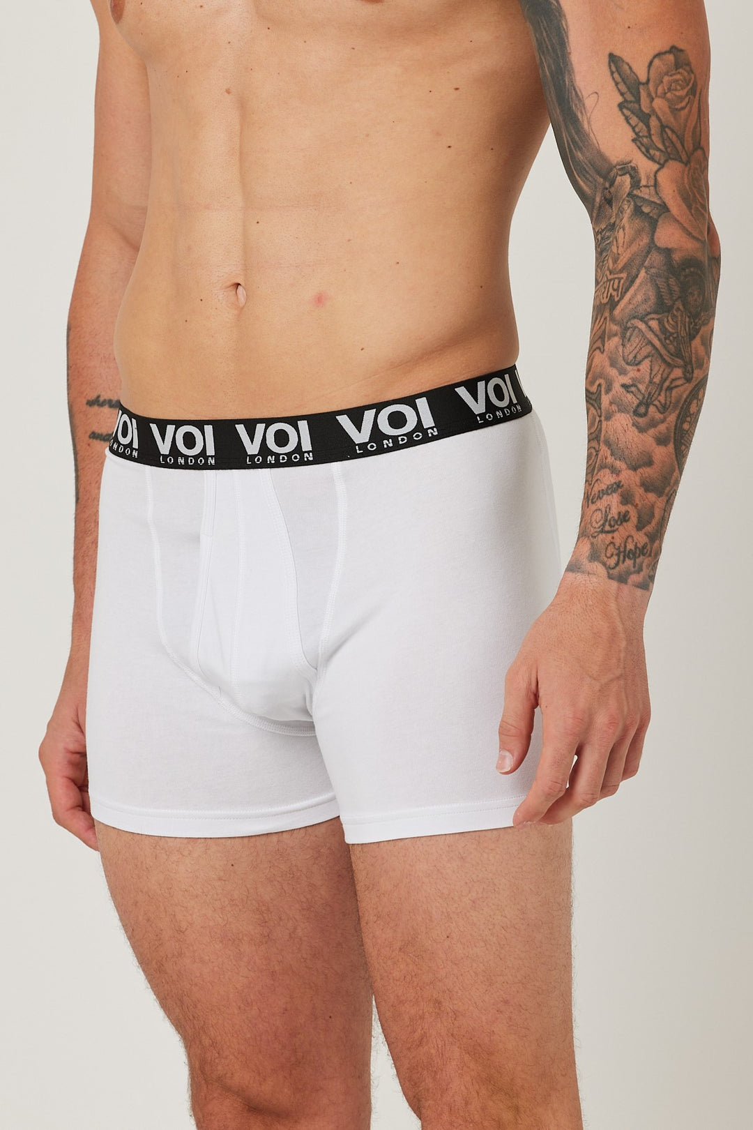 Hertford 3 Pack Boxers - White