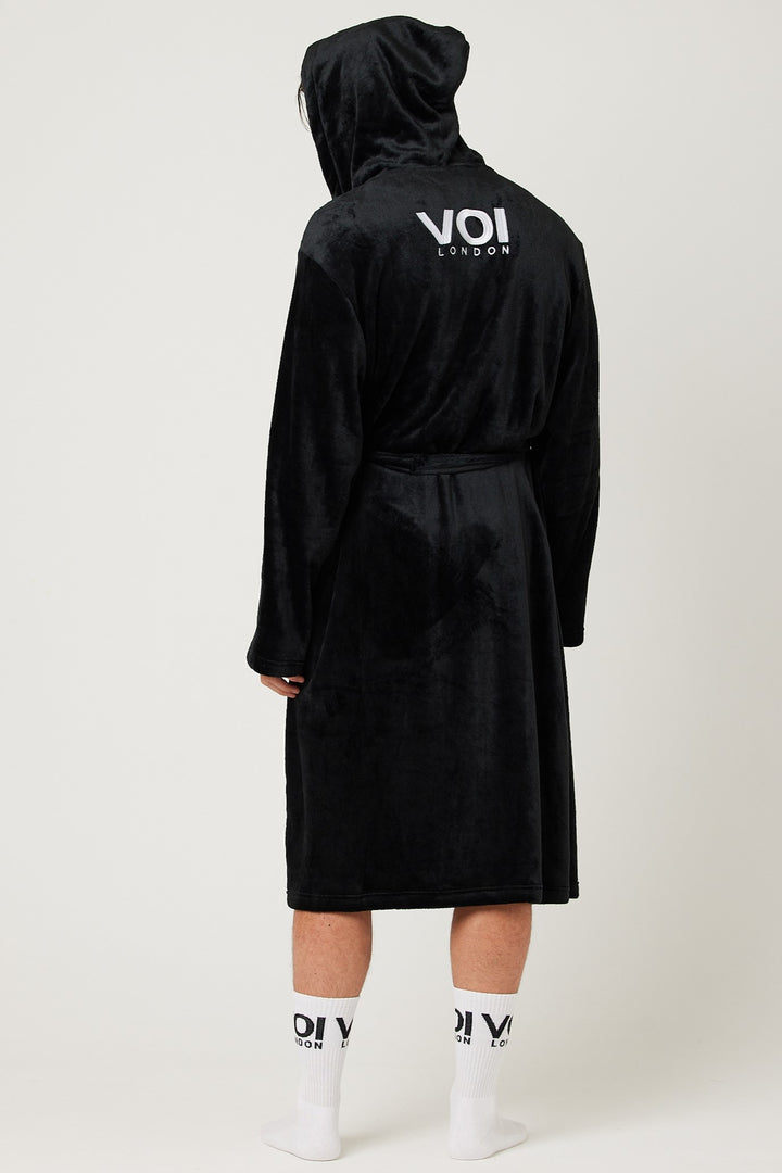 Canterbury Dressing Gown - Black