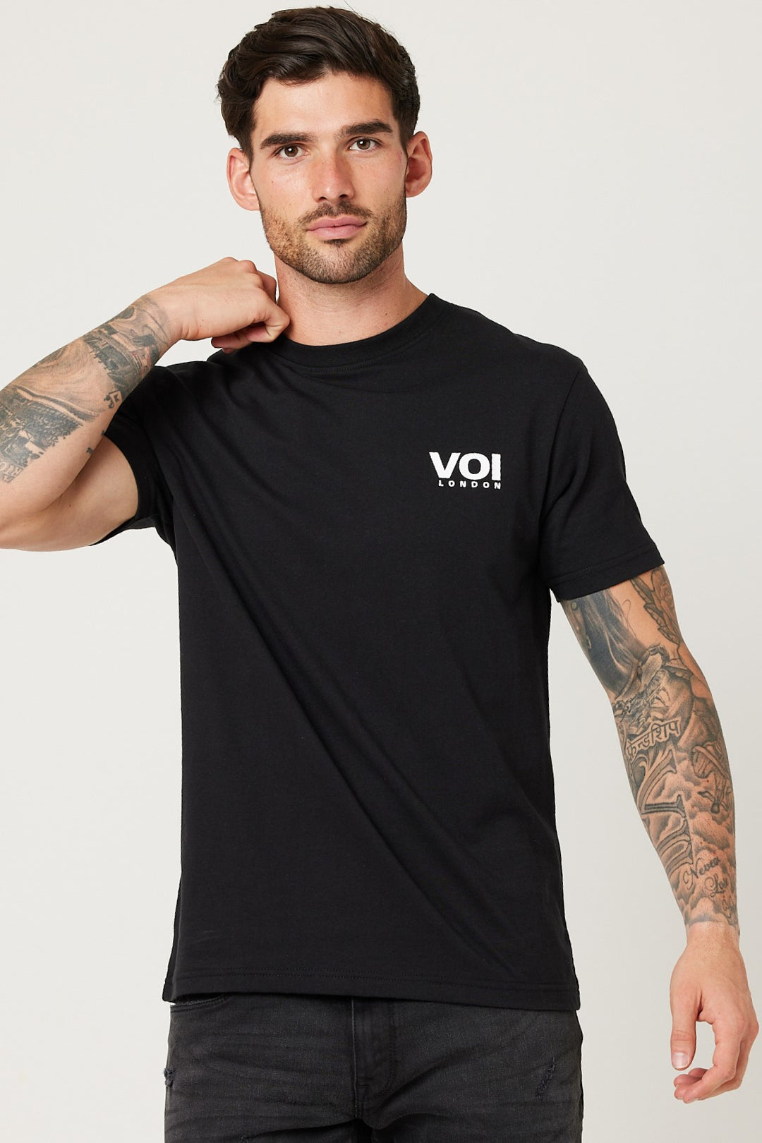 Sutherland Slim Fit 100% Cotton T-Shirt - Black