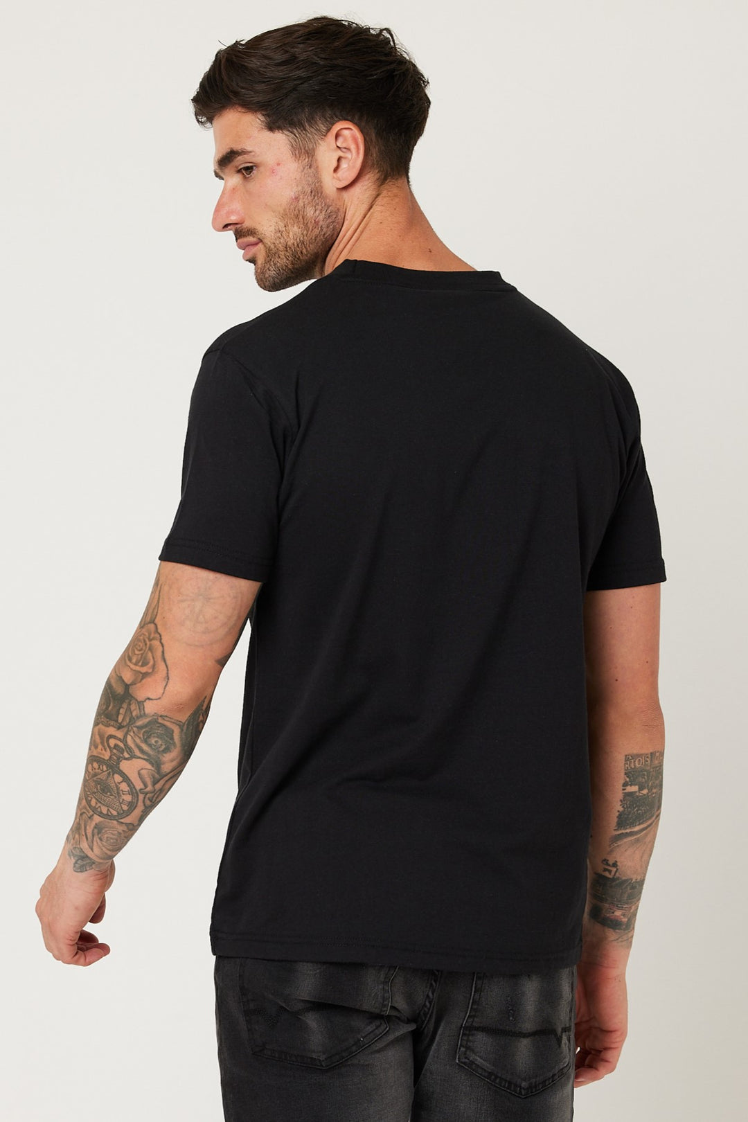 Sutherland Slim Fit 100% Cotton T-Shirt - Black