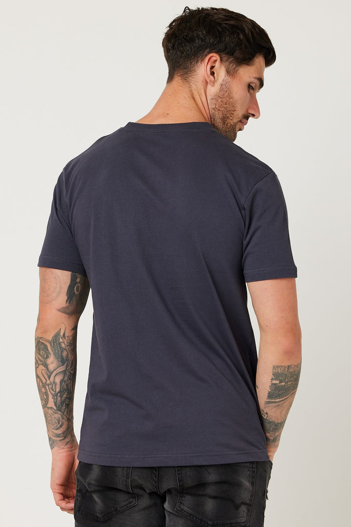 Sutherland Slim Fit 100% Cotton T-Shirt - Navy