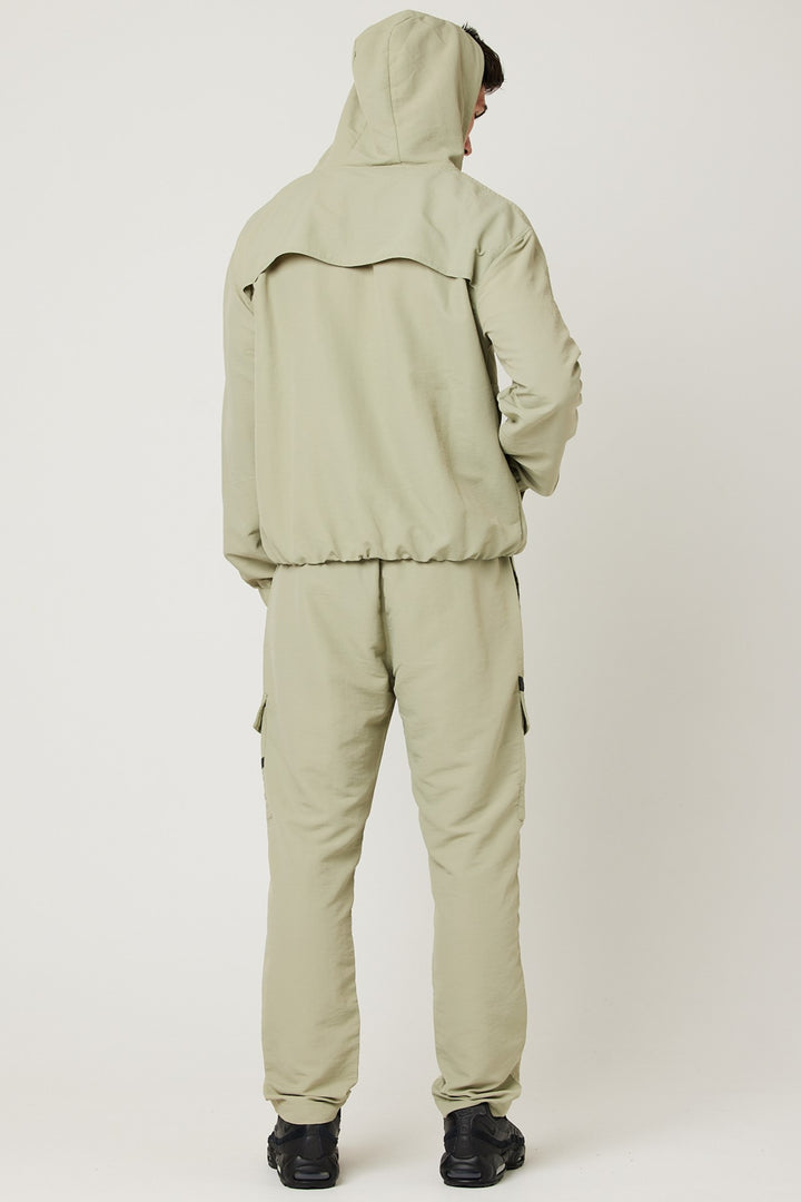 Tech Woven Cargo Tracksuit - Stone