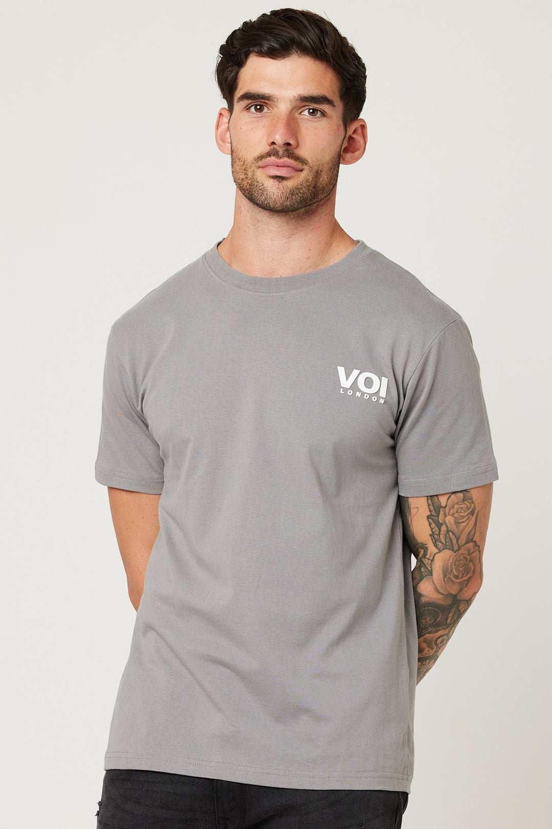 Sutherland Slim Fit 100% Cotton T-Shirt - Dark Grey