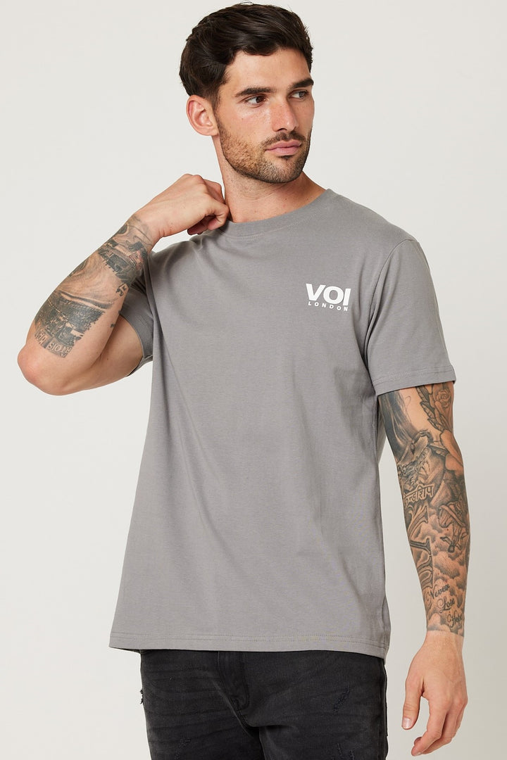 Sutherland Slim Fit 100% Cotton T-Shirt - Dark Grey