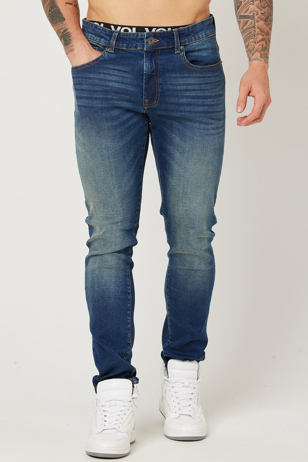 Hamilton Tapered Jeans - Dunkelblau