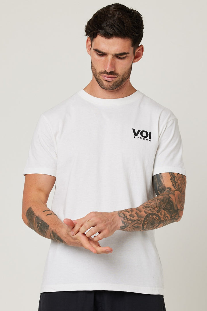 Sutherland Slim Fit 100% Cotton T-Shirt - White