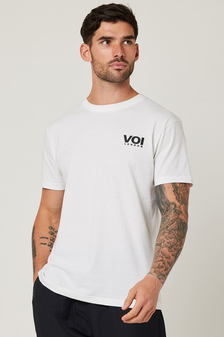 Sutherland Slim Fit 100% Cotton T-Shirt - White