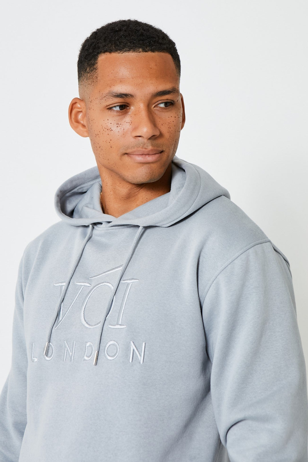 Holloway Road Fleece Pullover Hoodie - Alloy Grey