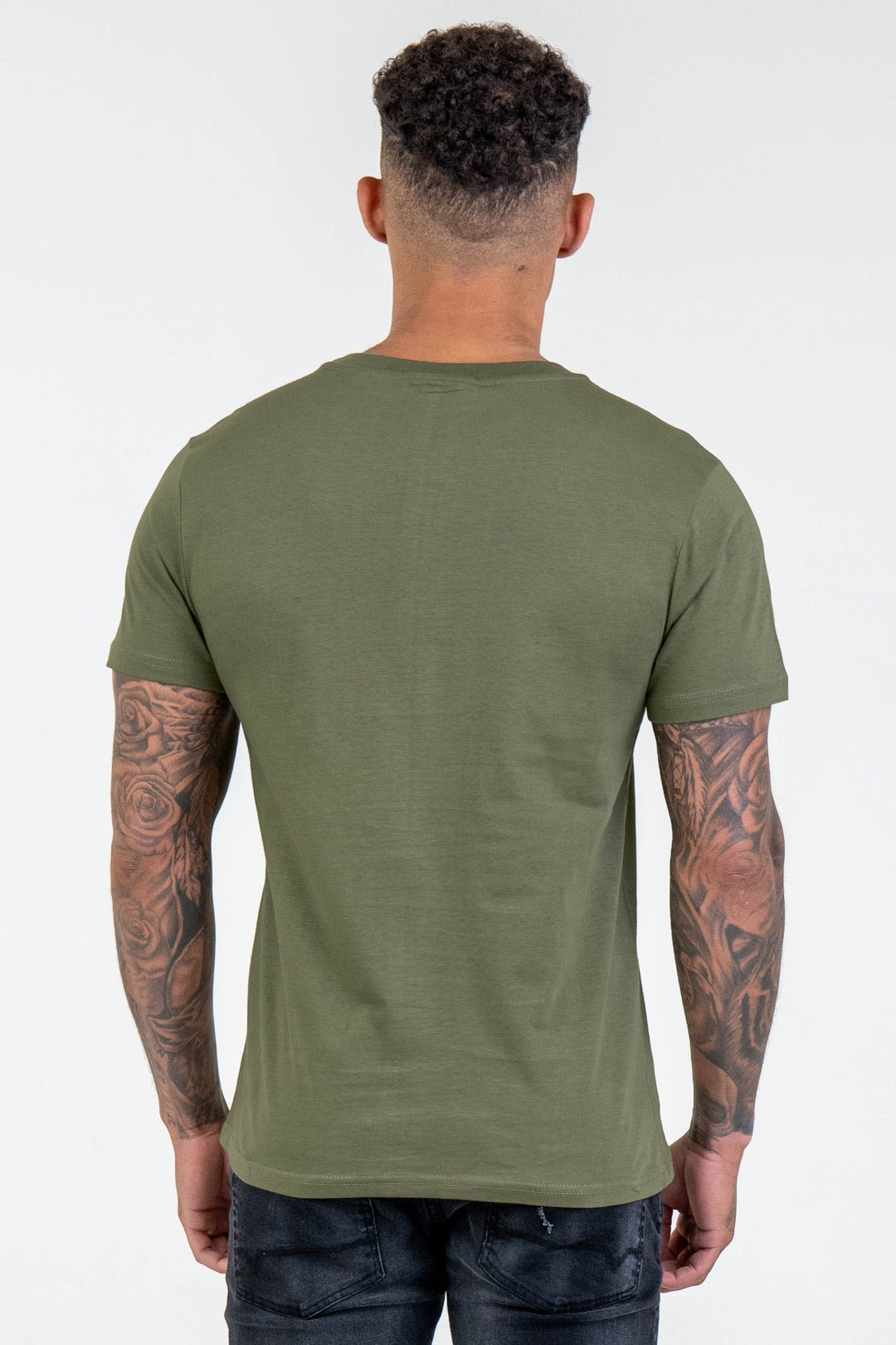 Chalcot Slim Fit 100% Cotton T-Shirt - Khaki