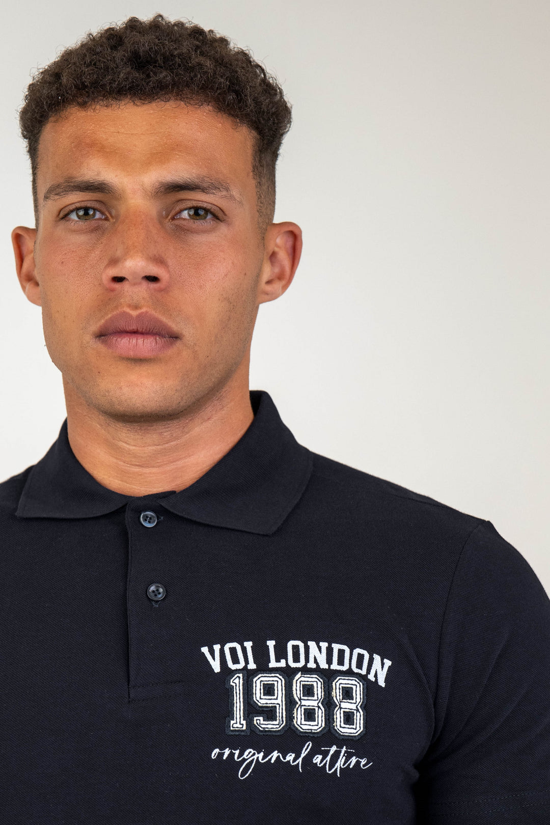 Chatsworth Slim Fit Pique Polo Shirt - Navy