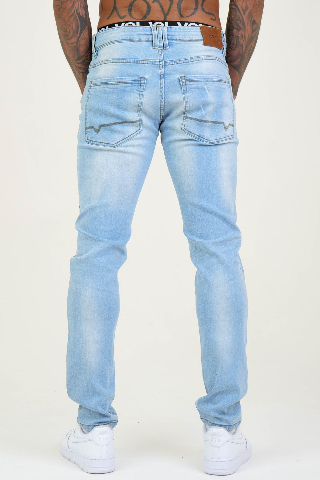 Belmont Tapered Jeans - Ice Blue