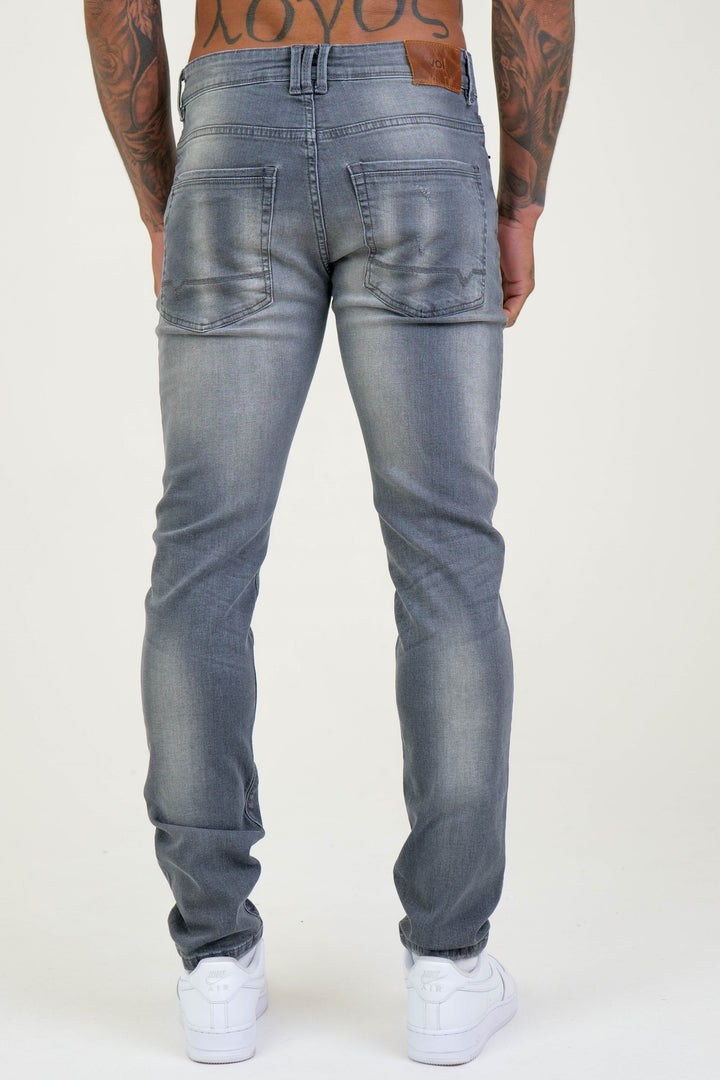 Belmont Tapered Jeans - Grey