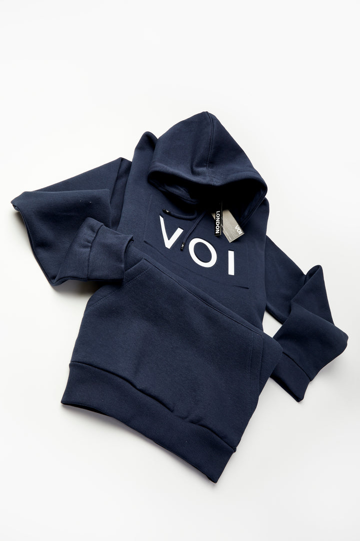 Brooklands Fleece Hoodie - Navy