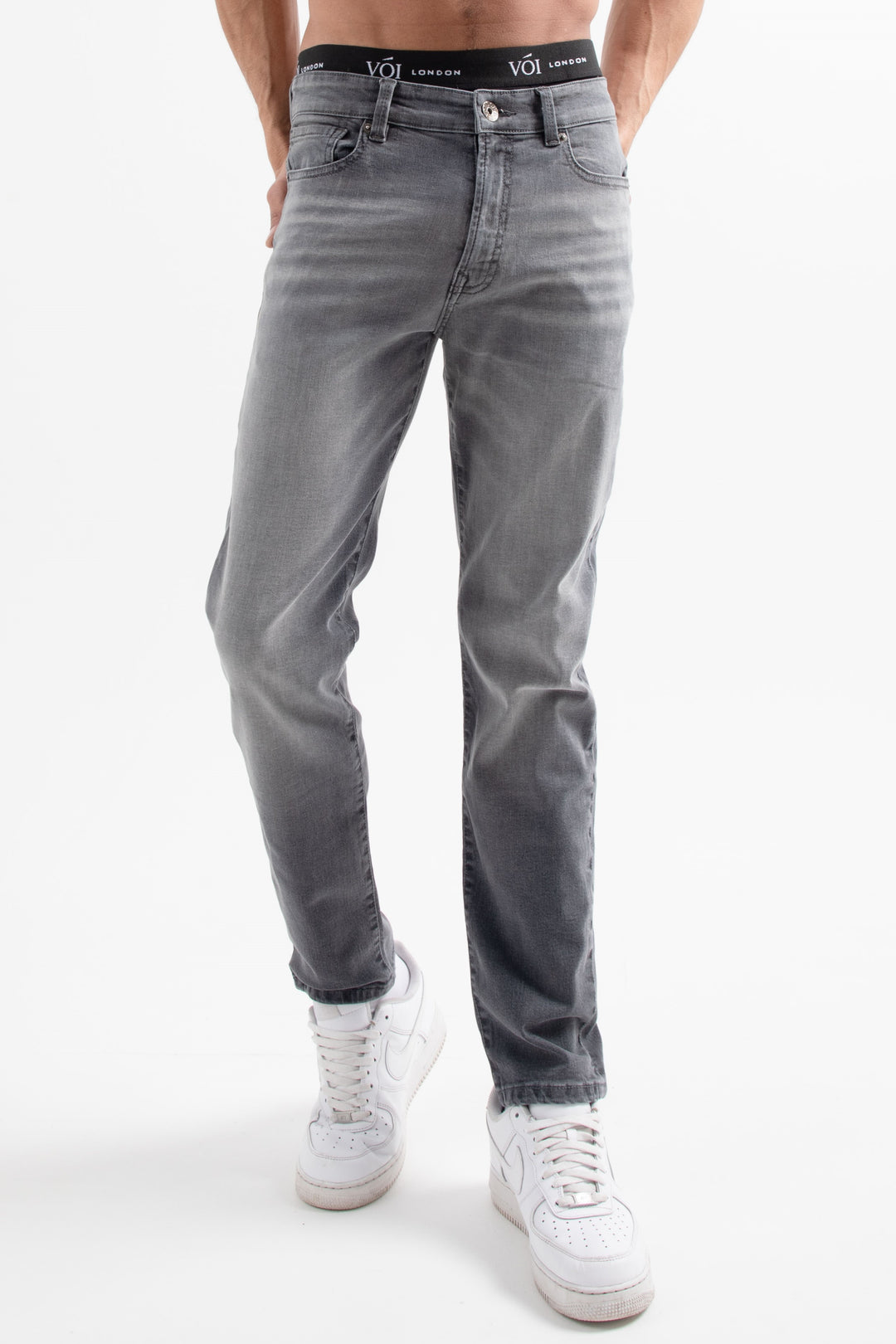 Hamilton Tapered Jeans - Grey
