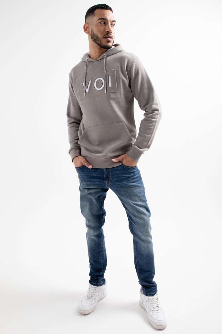 Brooklands Fleece Hoodie - Metal Grey