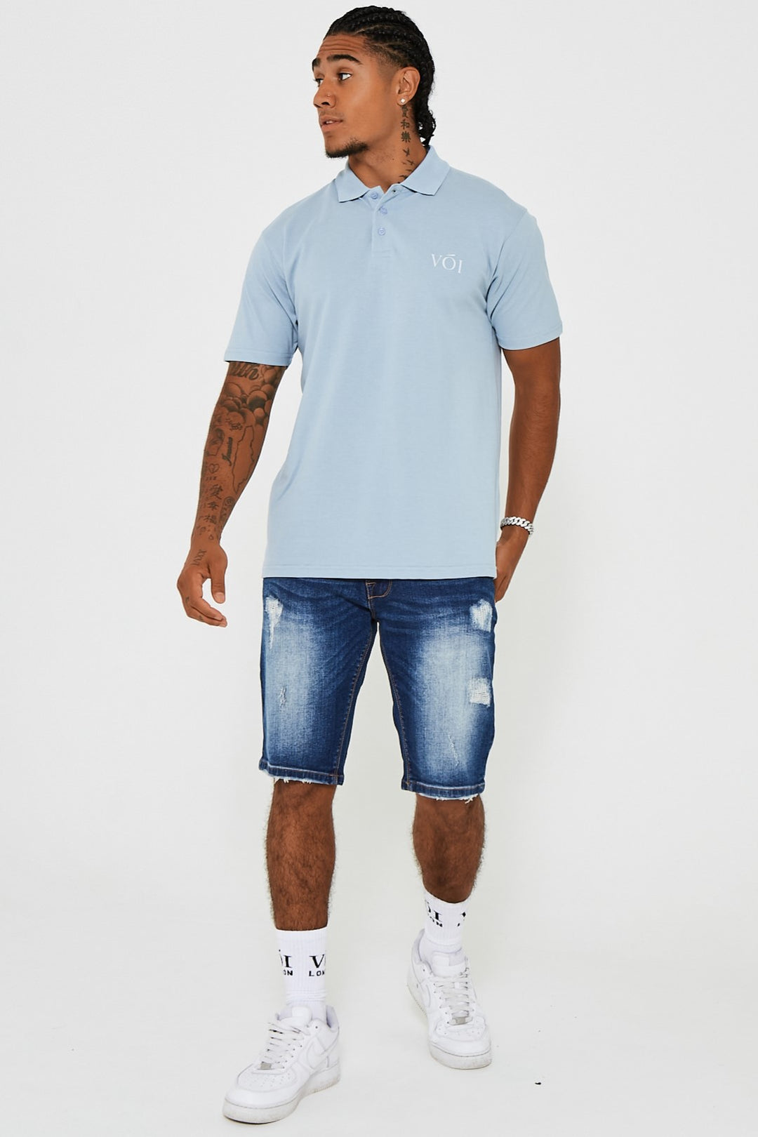 Rex Polo Shirt - Ice Blue