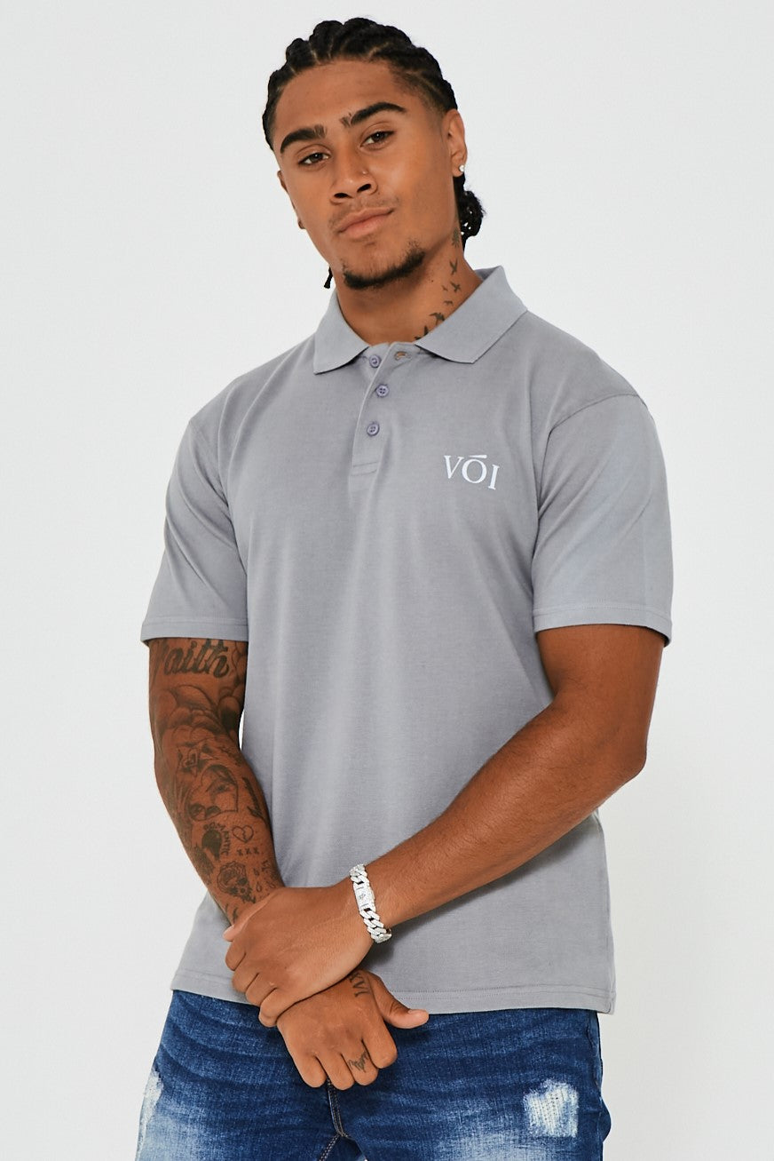 Rex Polo Shirt - Metal Grey