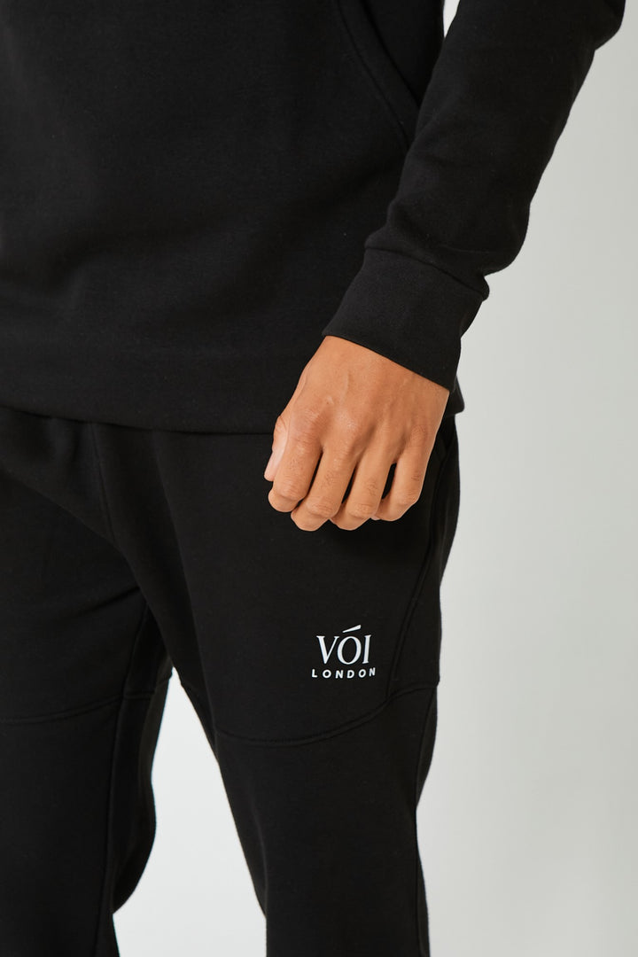 Rowland Street Fleece Joggers - Black