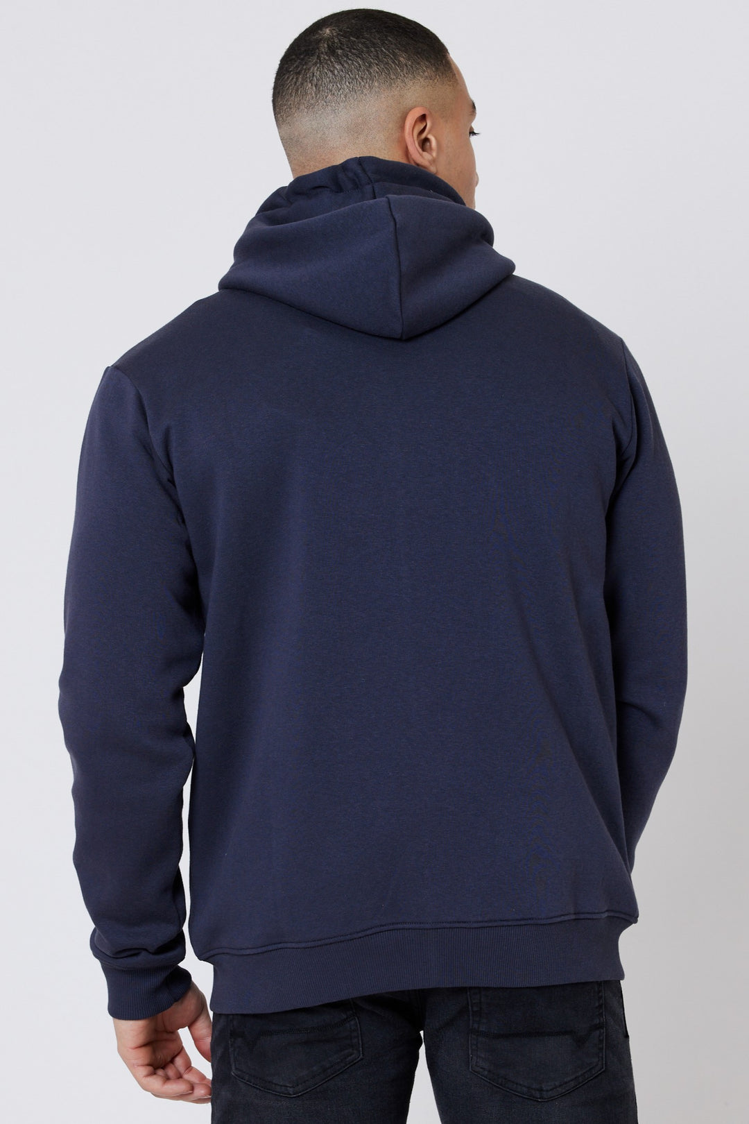 Warner Street Fleece Zip Hoodie - Navy