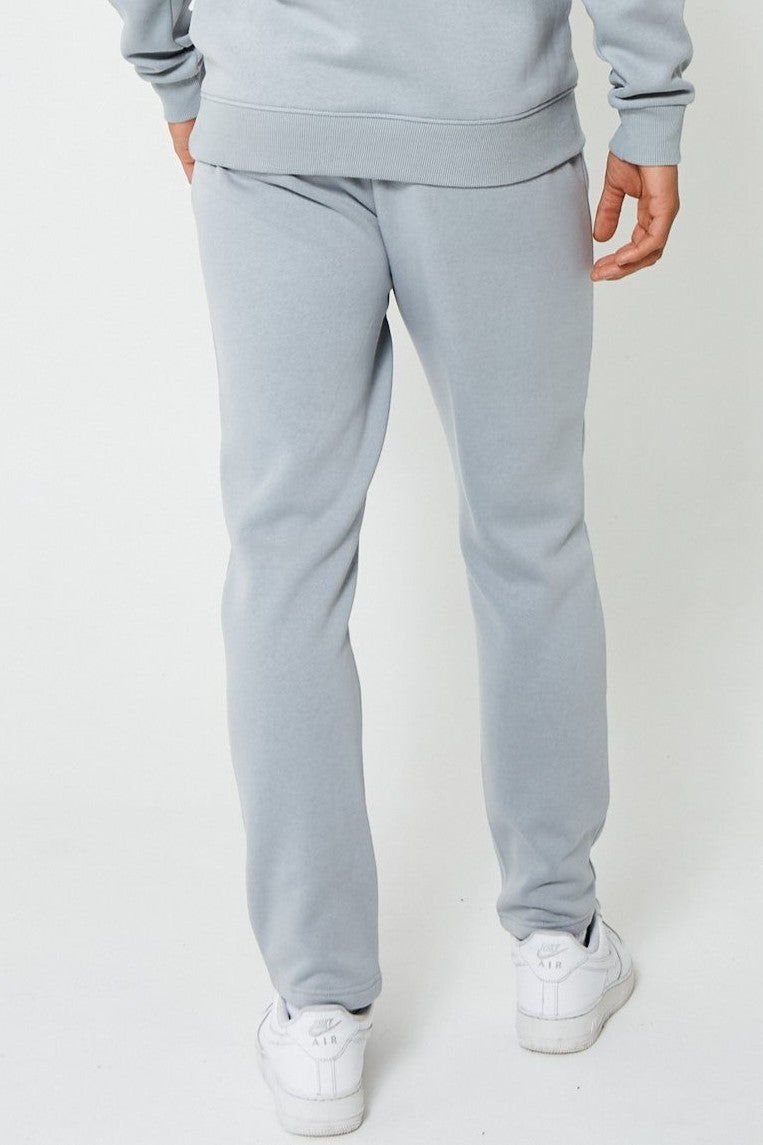 Holloway Road Fleece Open Joggers - Alloy Grey