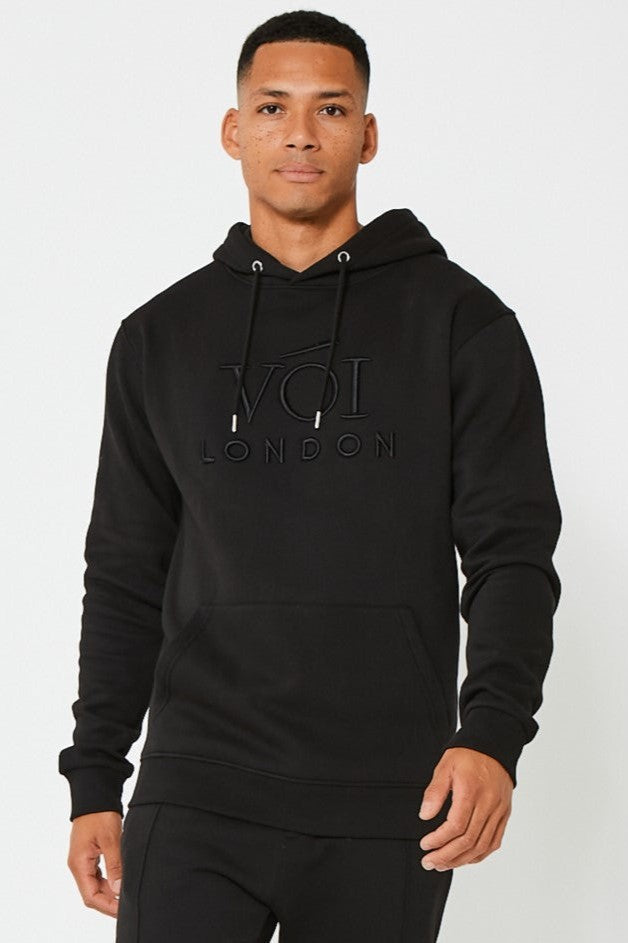 Holloway Road Fleece Pullover Hoodie - Black