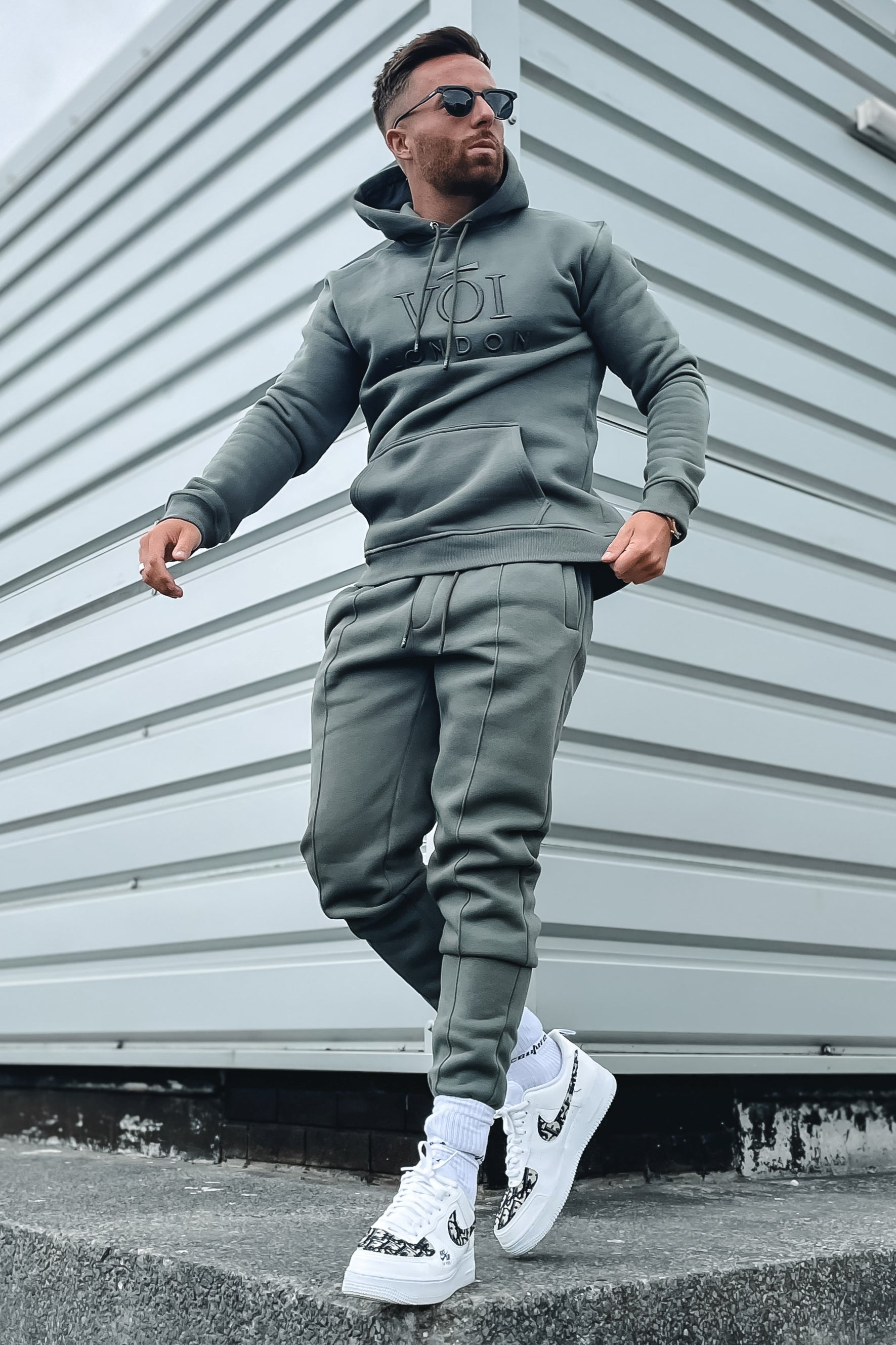 Khaki on sale tracksuit mens